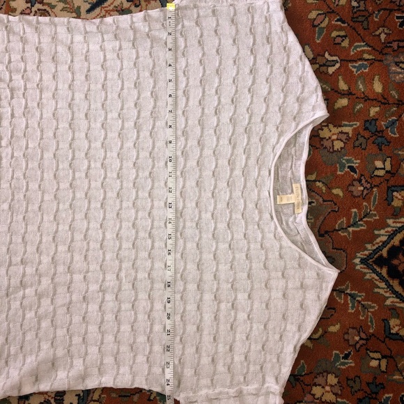 Eileen Fisher Linen Short Sleeve Top - Picture 6 of 7